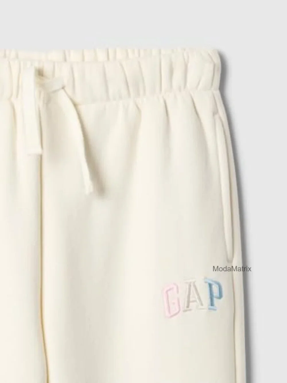 Girls Logo Jogger Pants Cotton Blend Pull On Straight Leg